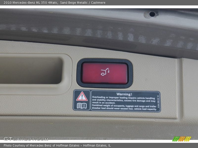 Sand Beige Metallic / Cashmere 2010 Mercedes-Benz ML 350 4Matic