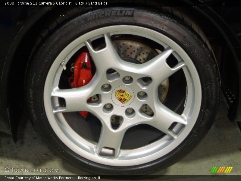 Black / Sand Beige 2008 Porsche 911 Carrera S Cabriolet