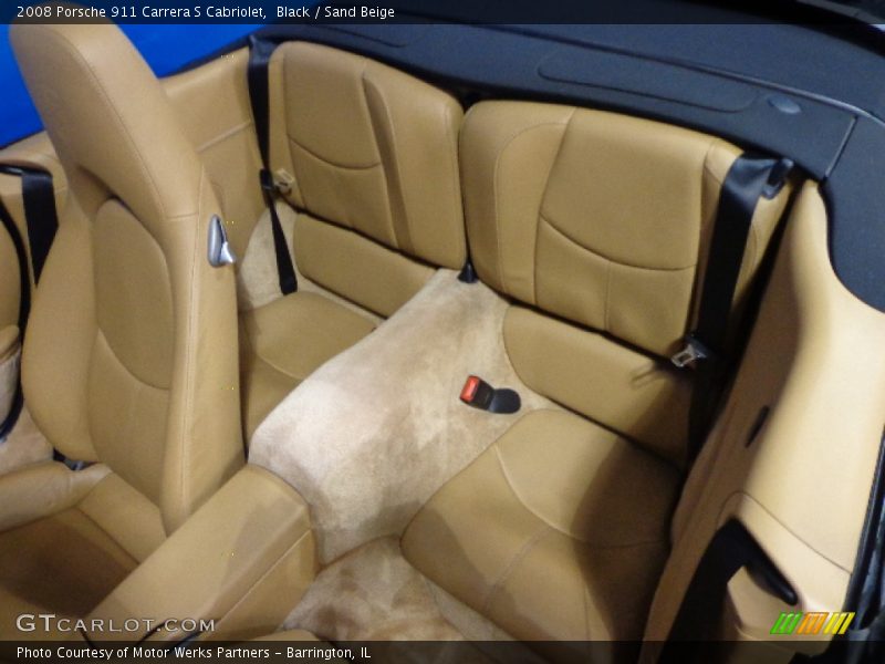 Black / Sand Beige 2008 Porsche 911 Carrera S Cabriolet