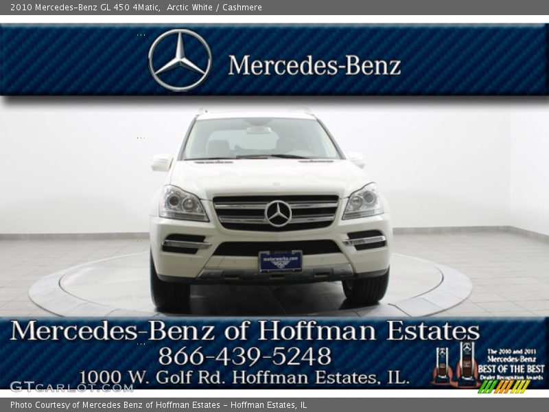 Arctic White / Cashmere 2010 Mercedes-Benz GL 450 4Matic