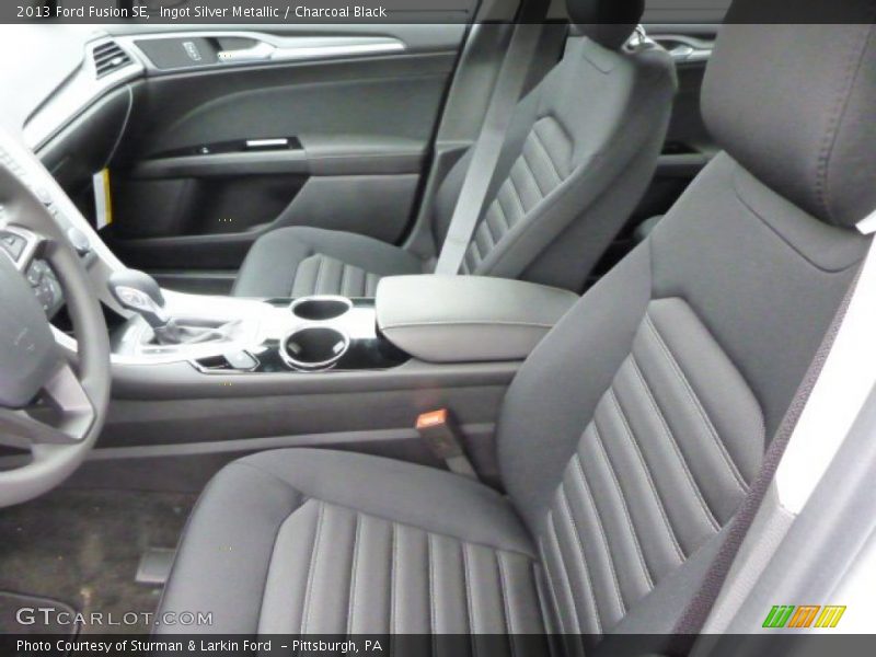 Ingot Silver Metallic / Charcoal Black 2013 Ford Fusion SE