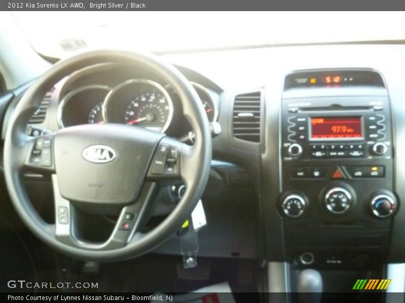 Bright Silver / Black 2012 Kia Sorento LX AWD