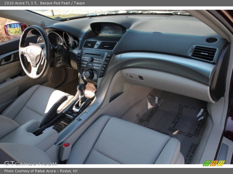 Basque Red Pearl / Taupe 2010 Acura TL 3.5
