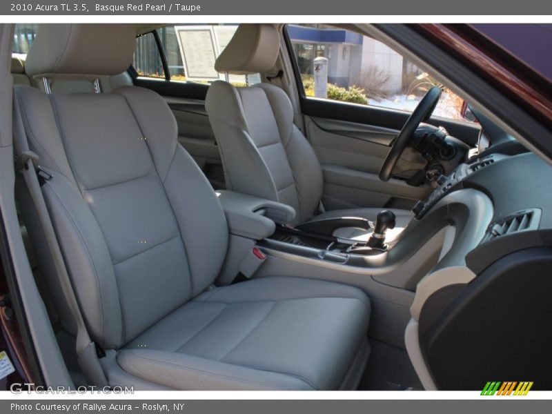 Basque Red Pearl / Taupe 2010 Acura TL 3.5