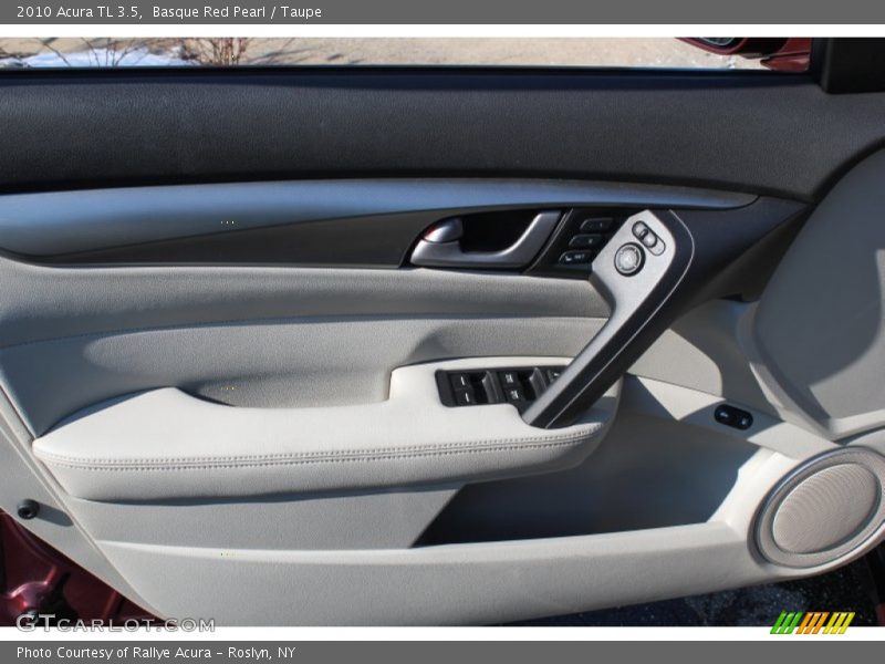 Basque Red Pearl / Taupe 2010 Acura TL 3.5