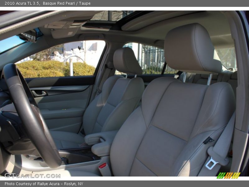 Basque Red Pearl / Taupe 2010 Acura TL 3.5