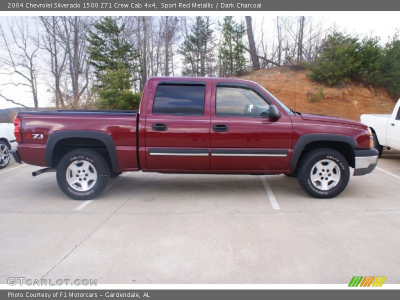 Sport Red Metallic / Dark Charcoal 2004 Chevrolet Silverado 1500 Z71 Crew Cab 4x4