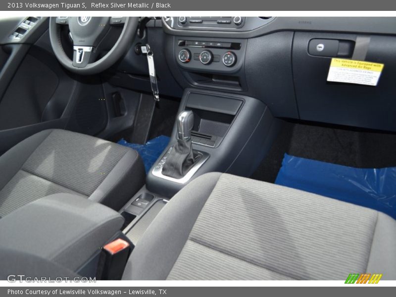 Reflex Silver Metallic / Black 2013 Volkswagen Tiguan S