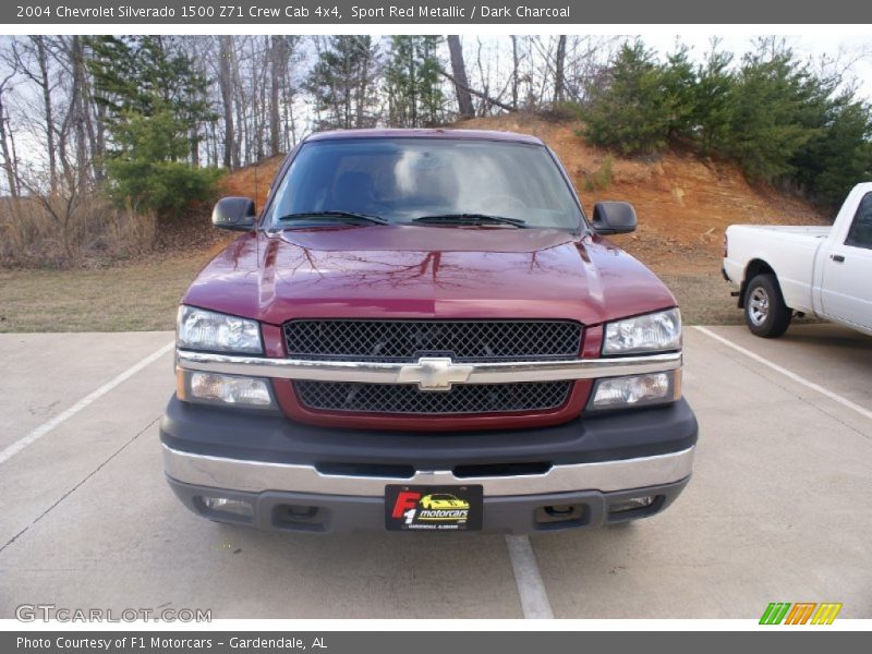Sport Red Metallic / Dark Charcoal 2004 Chevrolet Silverado 1500 Z71 Crew Cab 4x4