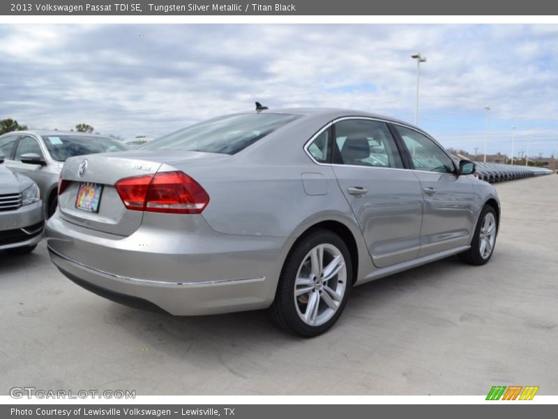 Tungsten Silver Metallic / Titan Black 2013 Volkswagen Passat TDI SE