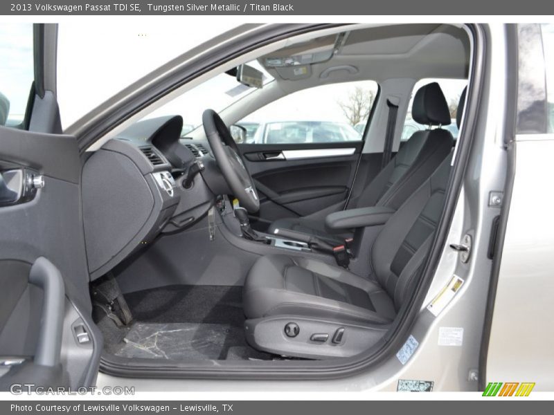 Tungsten Silver Metallic / Titan Black 2013 Volkswagen Passat TDI SE