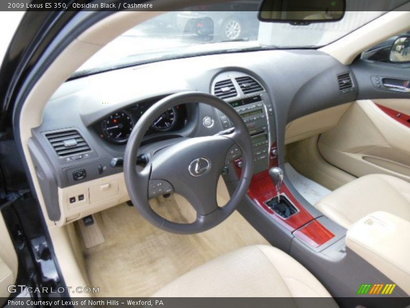 Obsidian Black / Cashmere 2009 Lexus ES 350