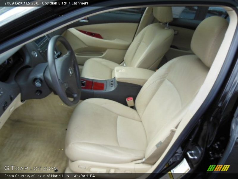 Obsidian Black / Cashmere 2009 Lexus ES 350