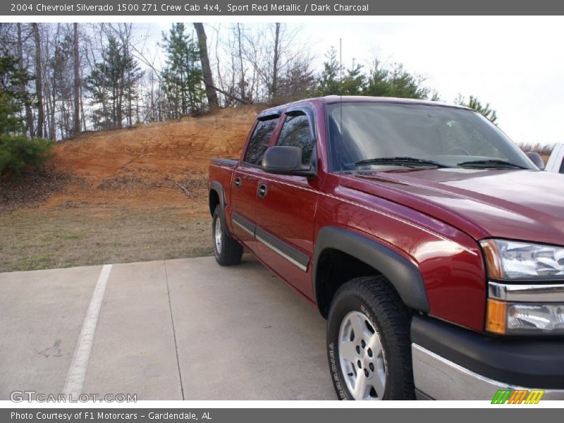 Sport Red Metallic / Dark Charcoal 2004 Chevrolet Silverado 1500 Z71 Crew Cab 4x4