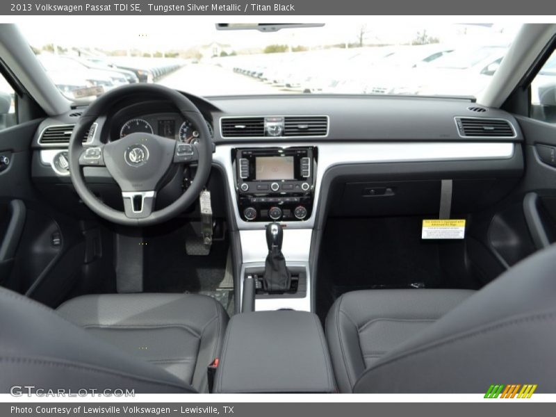 Tungsten Silver Metallic / Titan Black 2013 Volkswagen Passat TDI SE