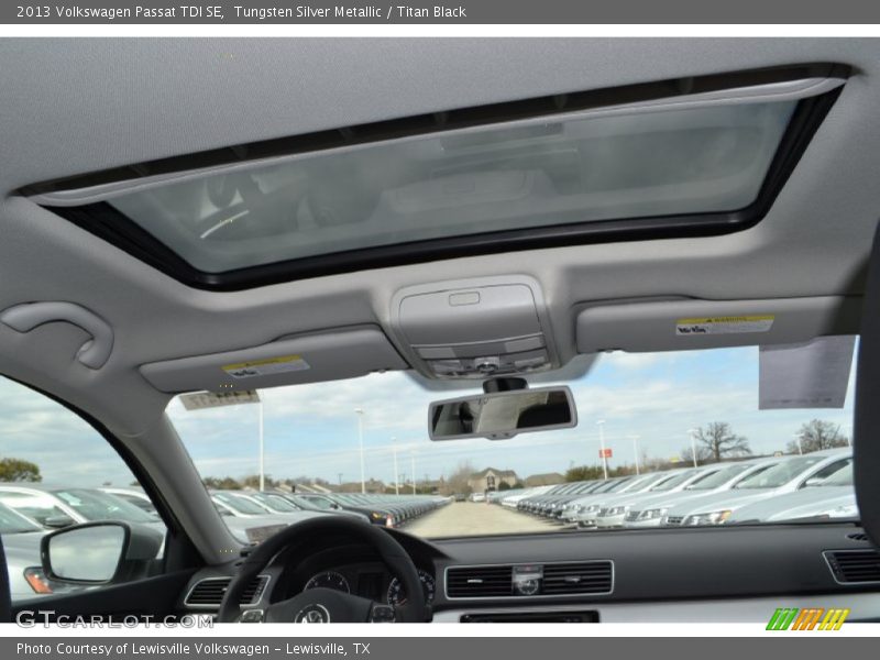Tungsten Silver Metallic / Titan Black 2013 Volkswagen Passat TDI SE