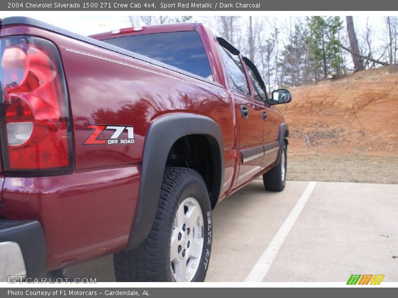 Sport Red Metallic / Dark Charcoal 2004 Chevrolet Silverado 1500 Z71 Crew Cab 4x4