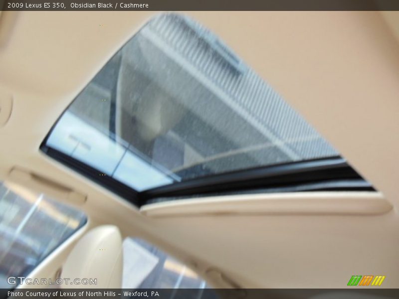 Obsidian Black / Cashmere 2009 Lexus ES 350