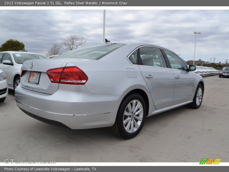 Reflex Silver Metallic / Moonrock Gray 2013 Volkswagen Passat 2.5L SEL