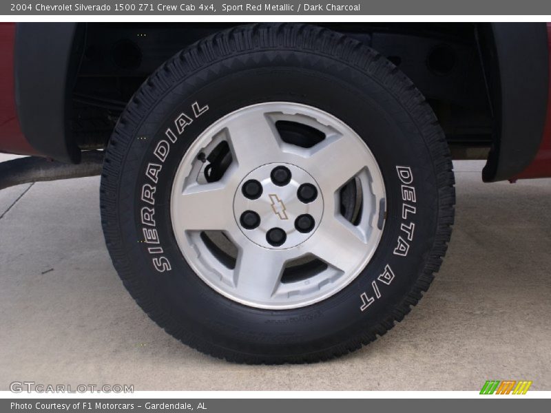 Sport Red Metallic / Dark Charcoal 2004 Chevrolet Silverado 1500 Z71 Crew Cab 4x4