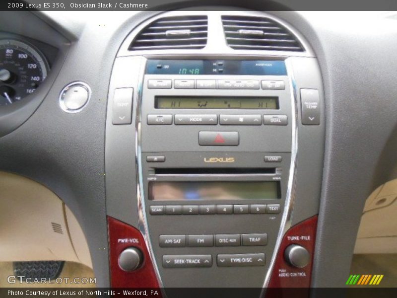 Obsidian Black / Cashmere 2009 Lexus ES 350