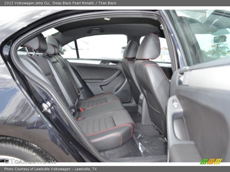 Rear Seat of 2013 Jetta GLI