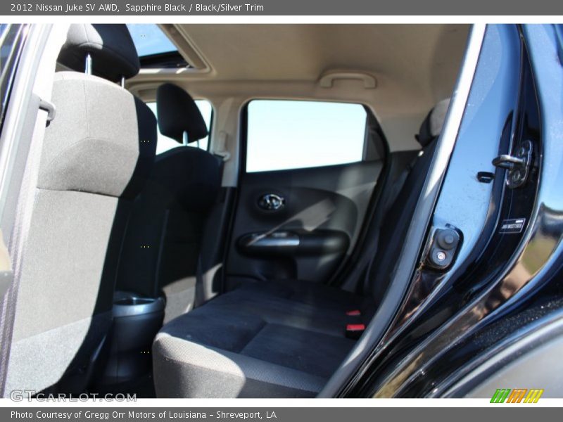 Sapphire Black / Black/Silver Trim 2012 Nissan Juke SV AWD