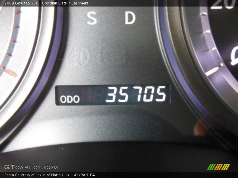 Obsidian Black / Cashmere 2009 Lexus ES 350