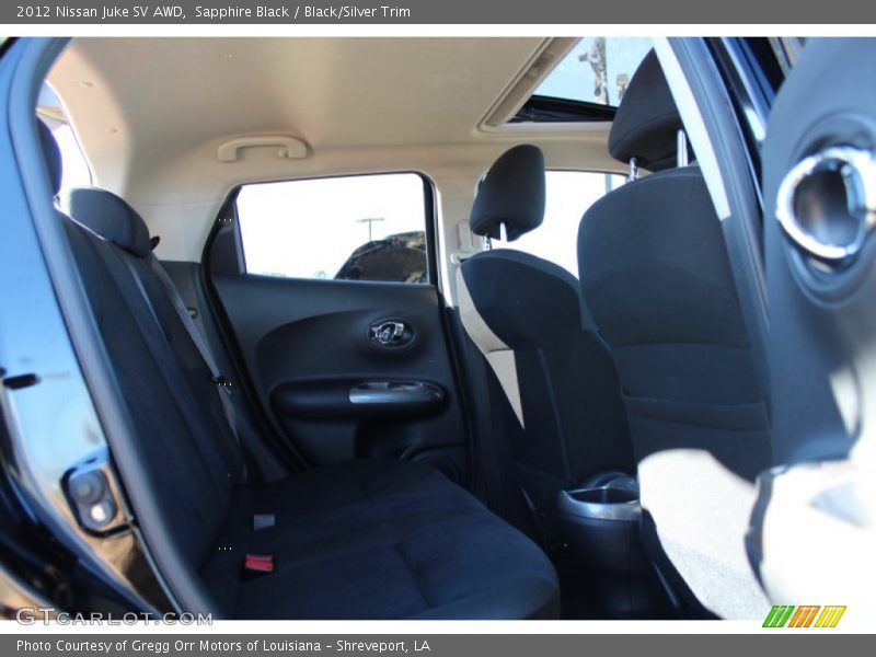 Sapphire Black / Black/Silver Trim 2012 Nissan Juke SV AWD
