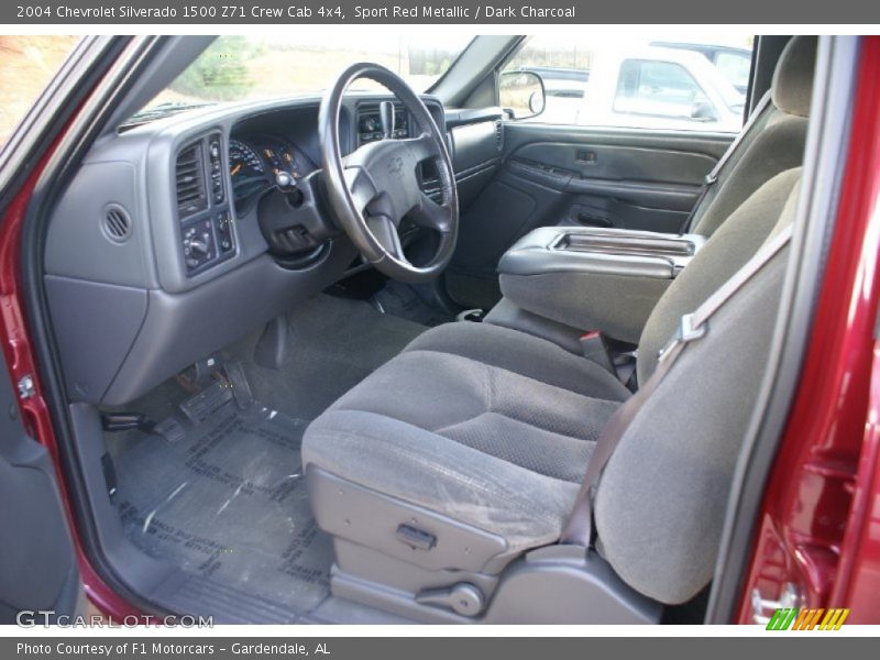 Sport Red Metallic / Dark Charcoal 2004 Chevrolet Silverado 1500 Z71 Crew Cab 4x4