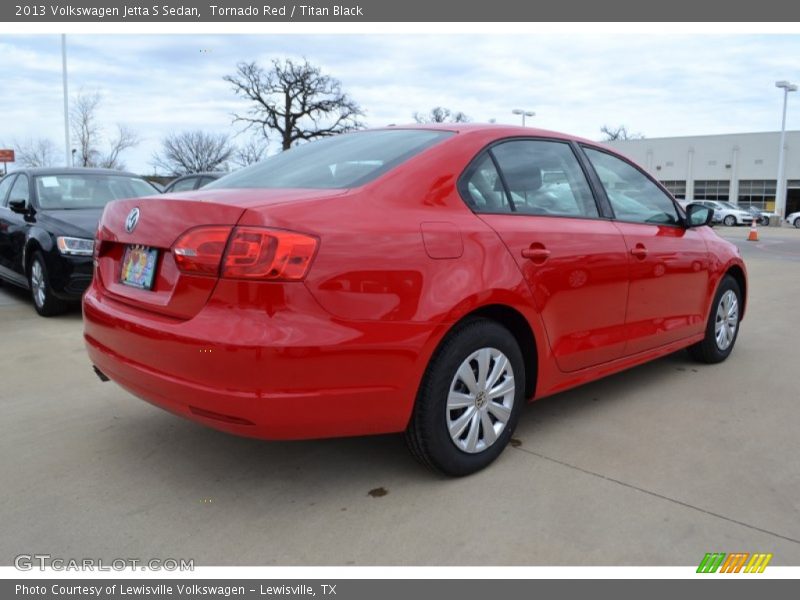 Tornado Red / Titan Black 2013 Volkswagen Jetta S Sedan