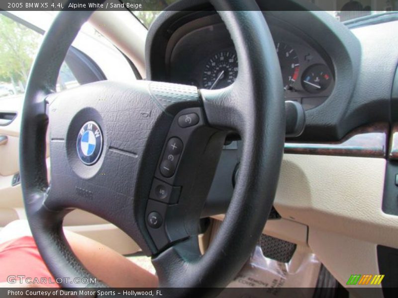Alpine White / Sand Beige 2005 BMW X5 4.4i