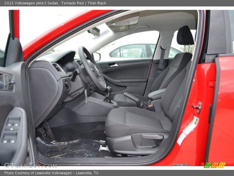 Tornado Red / Titan Black 2013 Volkswagen Jetta S Sedan