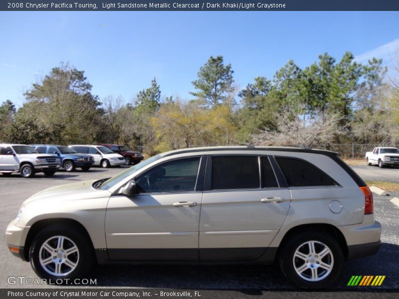 Light Sandstone Metallic Clearcoat / Dark Khaki/Light Graystone 2008 Chrysler Pacifica Touring