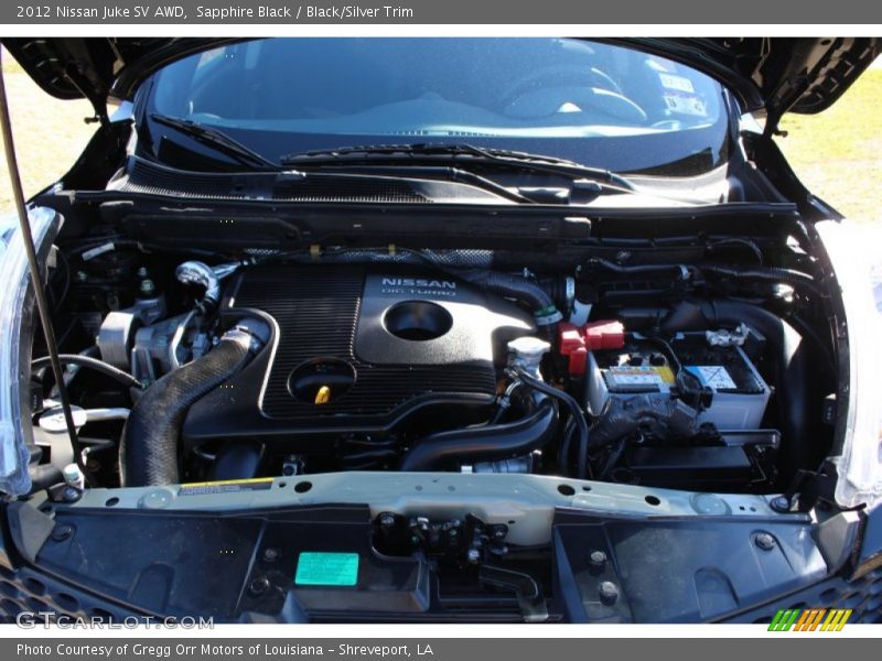 Sapphire Black / Black/Silver Trim 2012 Nissan Juke SV AWD