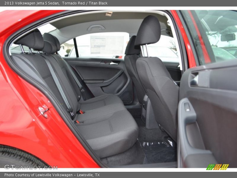 Tornado Red / Titan Black 2013 Volkswagen Jetta S Sedan