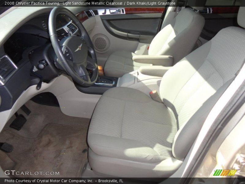 Light Sandstone Metallic Clearcoat / Dark Khaki/Light Graystone 2008 Chrysler Pacifica Touring