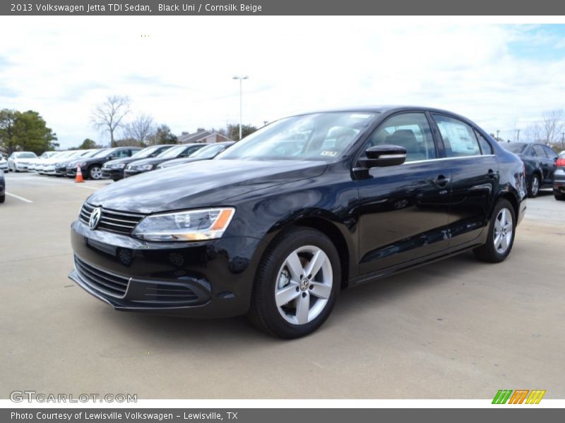 Front 3/4 View of 2013 Jetta TDI Sedan