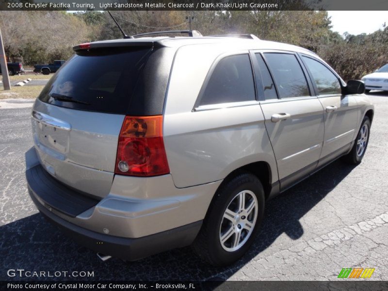 Light Sandstone Metallic Clearcoat / Dark Khaki/Light Graystone 2008 Chrysler Pacifica Touring