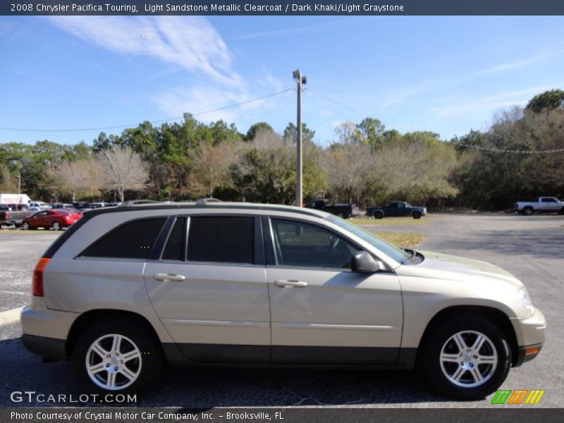 Light Sandstone Metallic Clearcoat / Dark Khaki/Light Graystone 2008 Chrysler Pacifica Touring