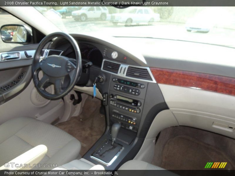 Light Sandstone Metallic Clearcoat / Dark Khaki/Light Graystone 2008 Chrysler Pacifica Touring