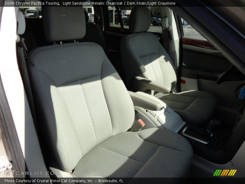 Light Sandstone Metallic Clearcoat / Dark Khaki/Light Graystone 2008 Chrysler Pacifica Touring