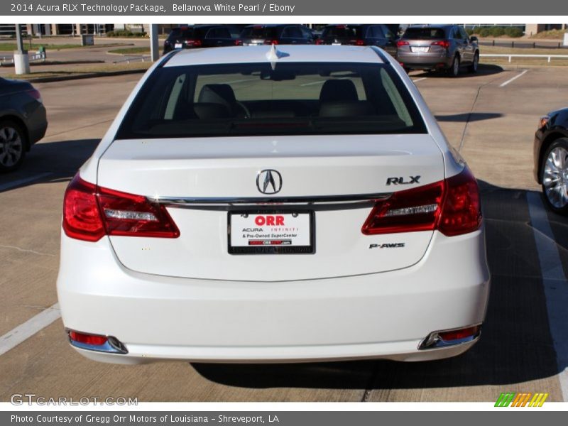 Bellanova White Pearl / Ebony 2014 Acura RLX Technology Package
