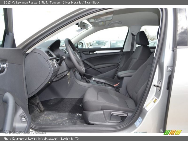 Front Seat of 2013 Passat 2.5L S
