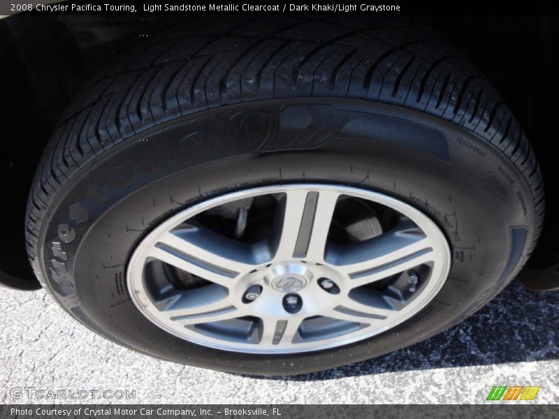Light Sandstone Metallic Clearcoat / Dark Khaki/Light Graystone 2008 Chrysler Pacifica Touring
