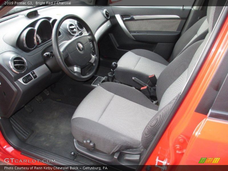 Bright Red / Charcoal 2009 Pontiac G3