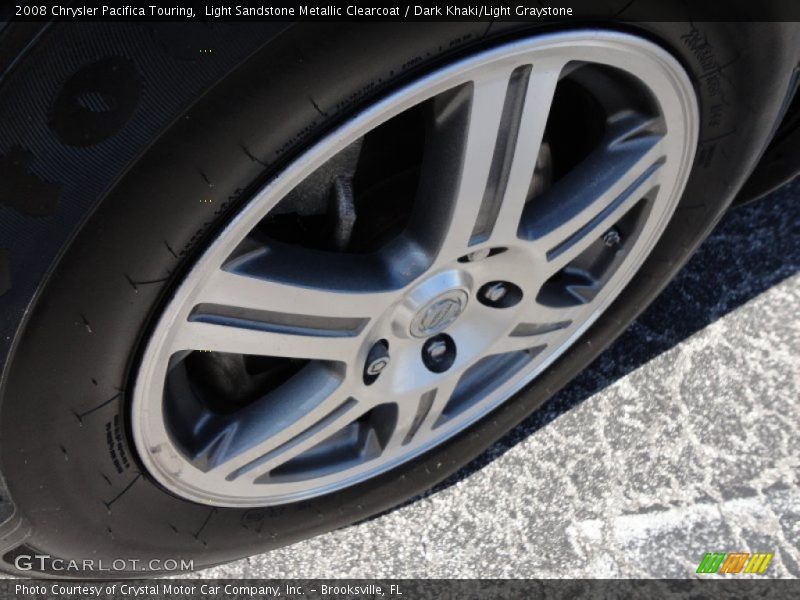 Light Sandstone Metallic Clearcoat / Dark Khaki/Light Graystone 2008 Chrysler Pacifica Touring