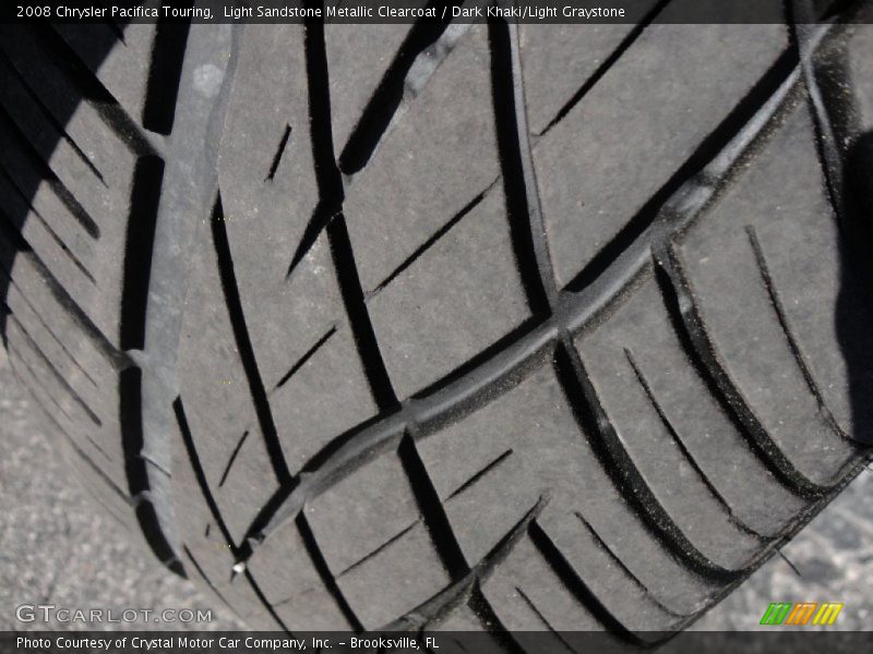 Light Sandstone Metallic Clearcoat / Dark Khaki/Light Graystone 2008 Chrysler Pacifica Touring