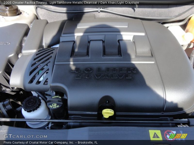 Light Sandstone Metallic Clearcoat / Dark Khaki/Light Graystone 2008 Chrysler Pacifica Touring