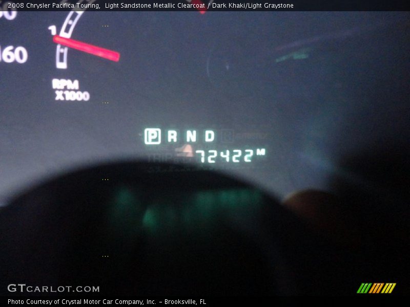 Light Sandstone Metallic Clearcoat / Dark Khaki/Light Graystone 2008 Chrysler Pacifica Touring